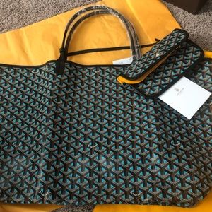Goyard limited St. Louis Claire Voie GM turquoise